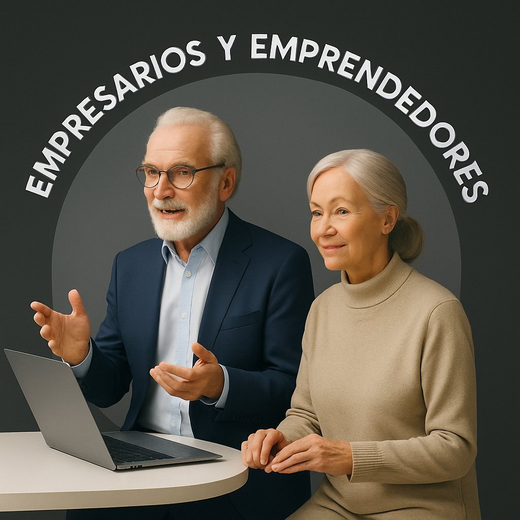 Inicia negocios, aportando su experiencia y conocimiento.
