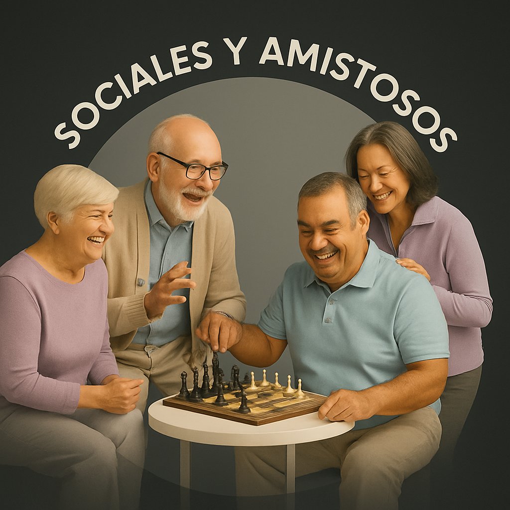 Disfruta de actividades grupales y de convivencia.