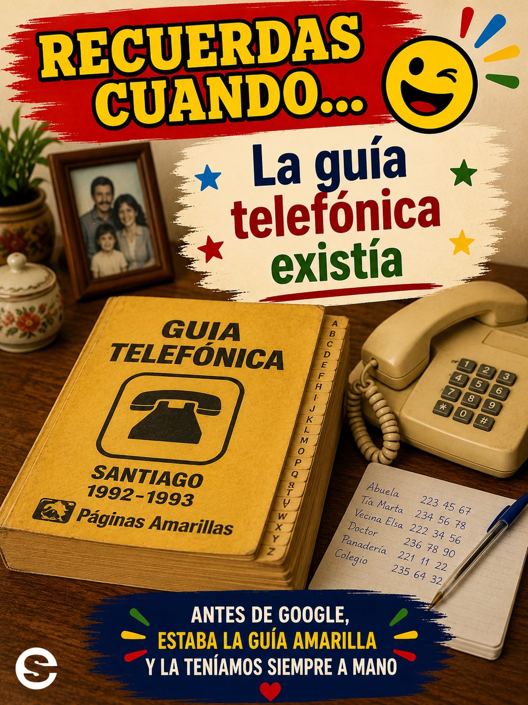🤝 Recuerdas Cuando😂 🤝 La guía telefónica existía.