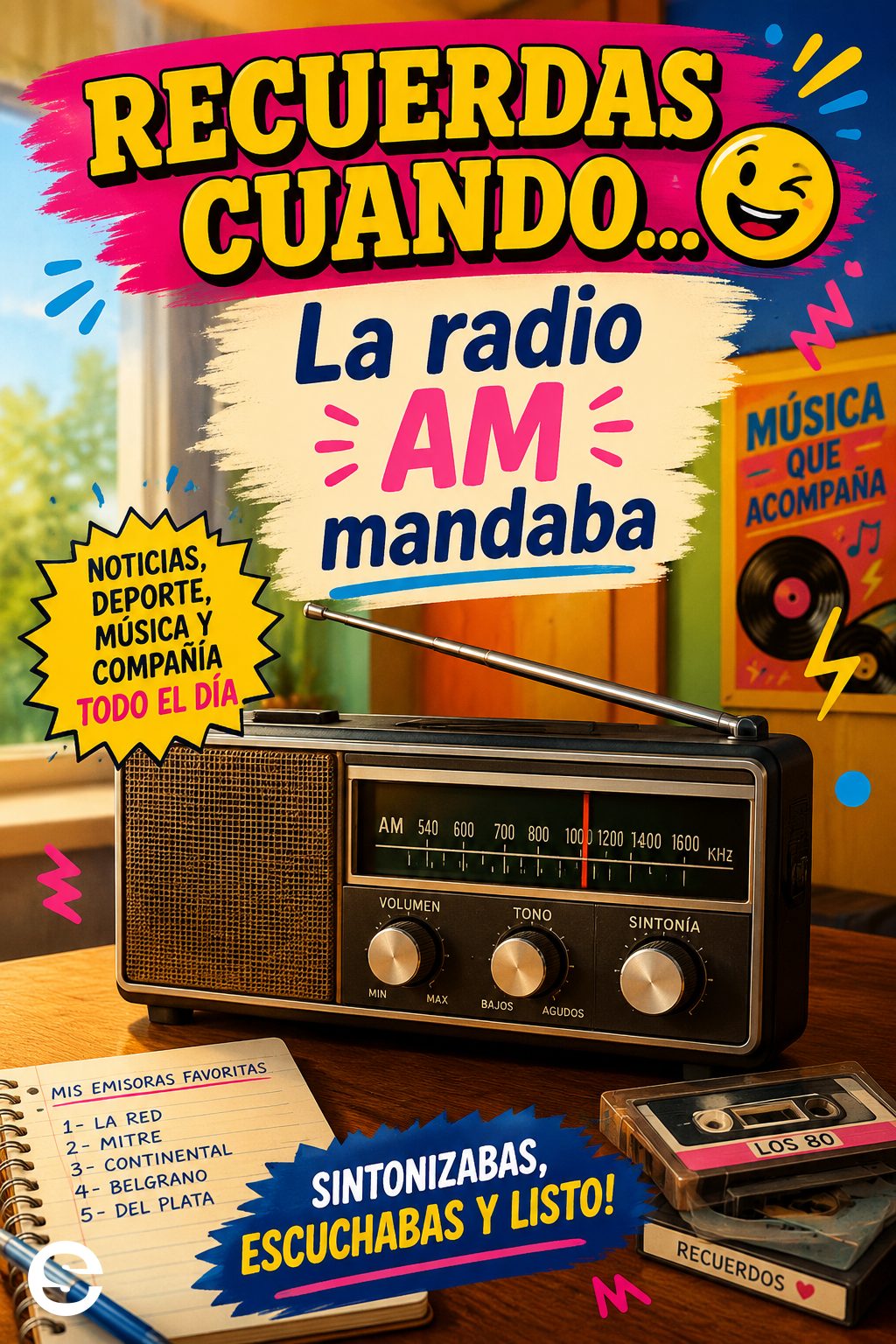 🤝 Recuerdas Cuando😂 🤝 La radio AM mandaba.
