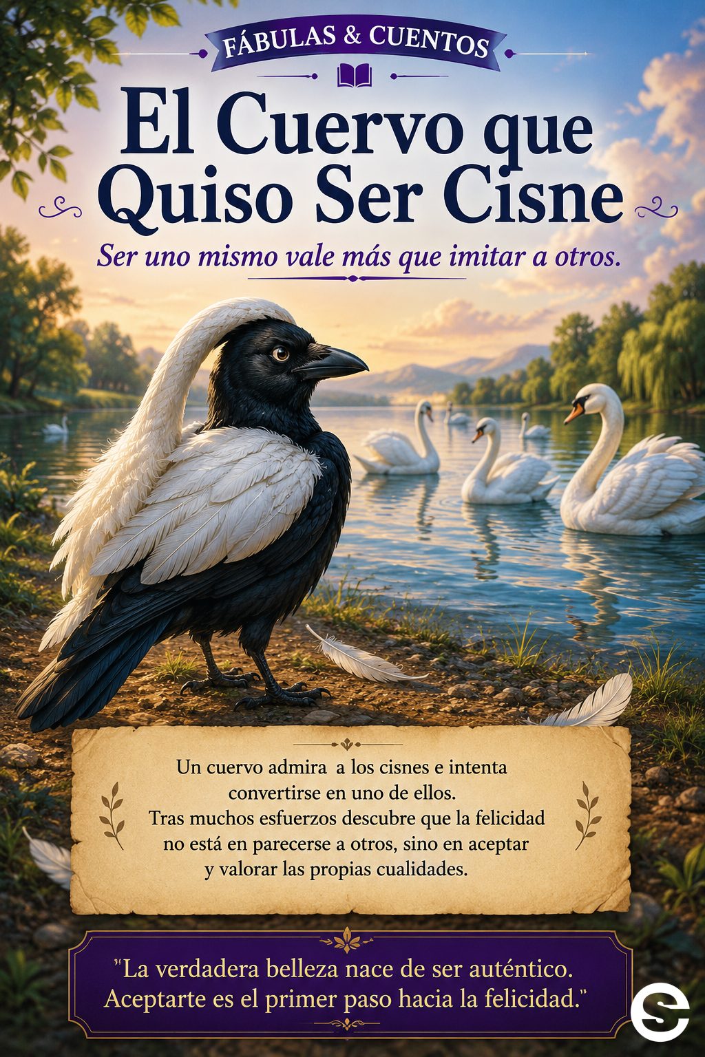 🌍🦓 El Cuervo que Quiso Ser Cisne.