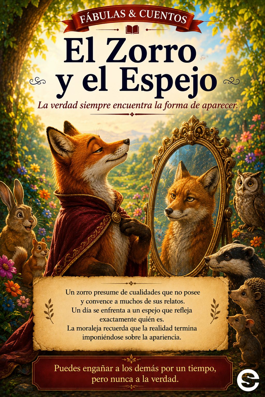 🌍🦋 El Zorro y el Espejo.