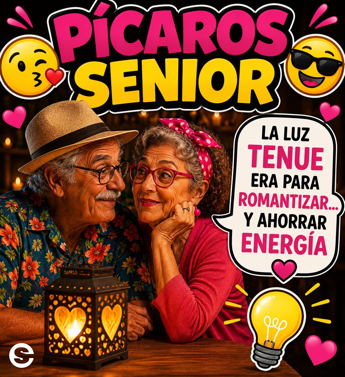 😏 Pícaros Senior😜 🔥 La luz tenue era para romantizar… y ahorrar energía.