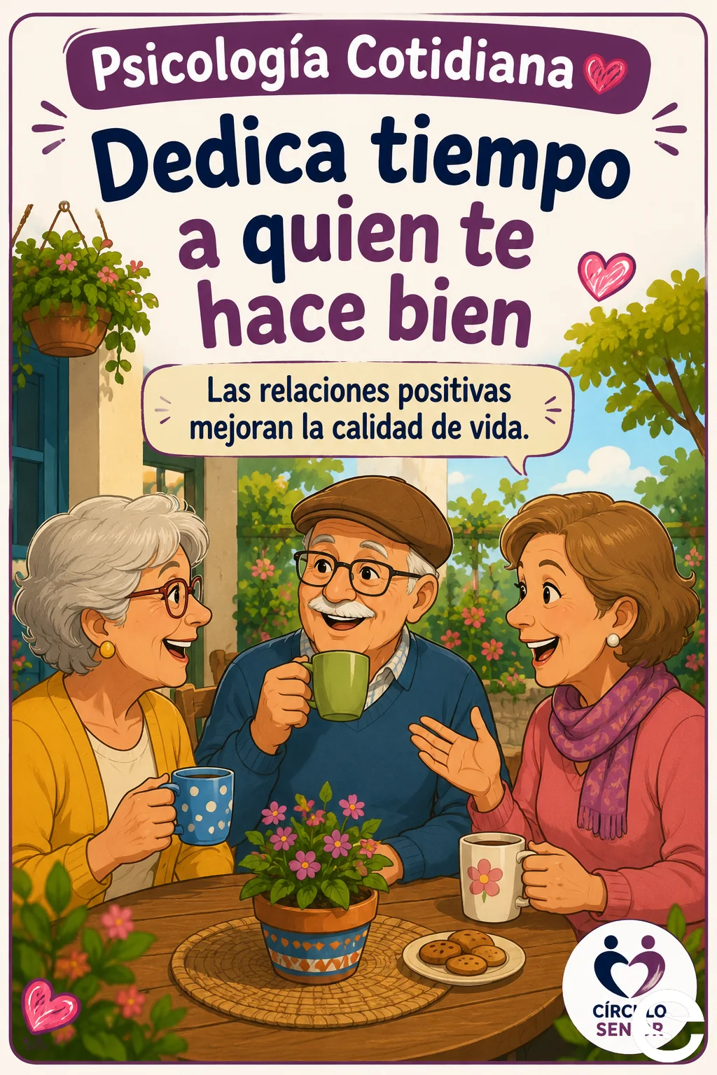 Dedica tiempo a quien te hace bien.