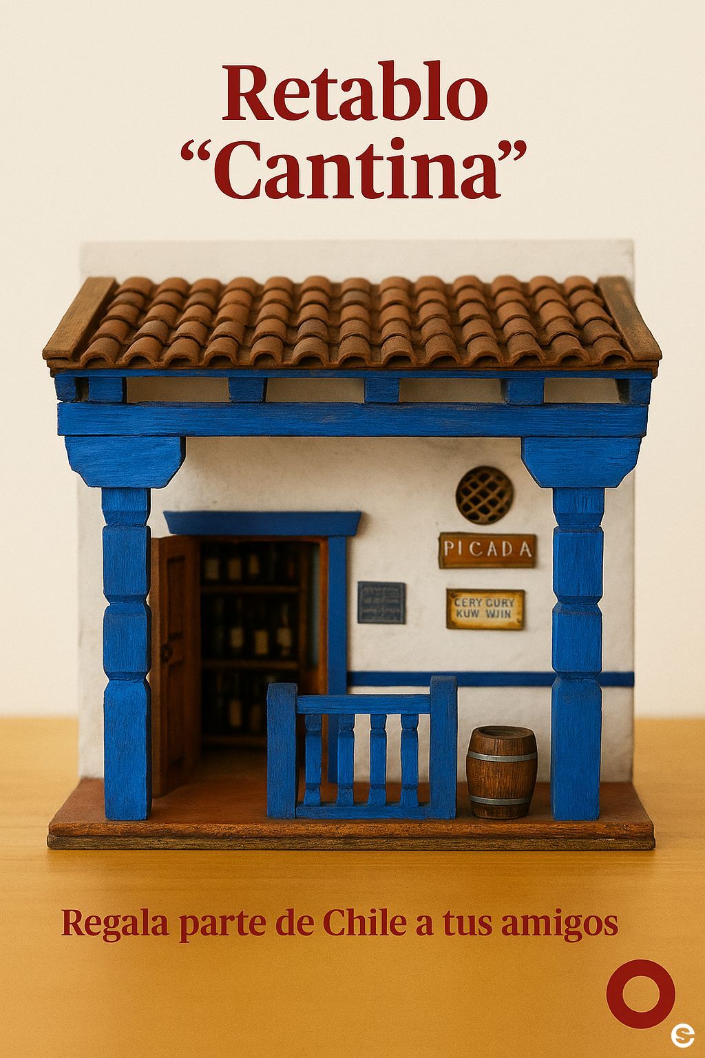 🇨🇱 Retablo “Cantina” 🍷.