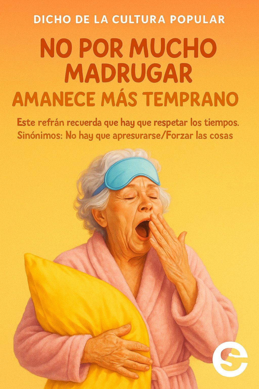 🌄 No por mucho madrugar amanece más temprano  