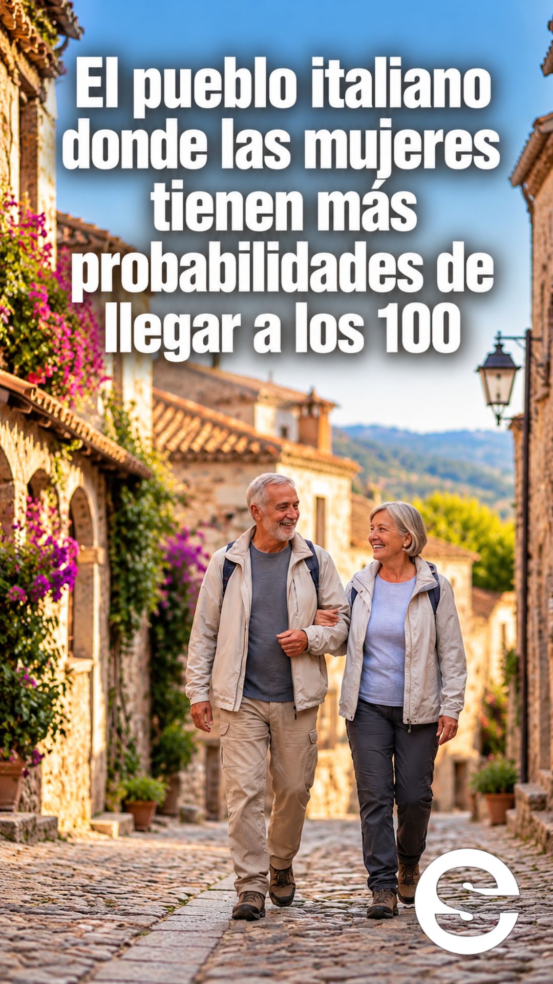 🇮🇹🧘💡 El pueblo italiano donde las mujeres tienen más probabilidades de llegar a los 100.