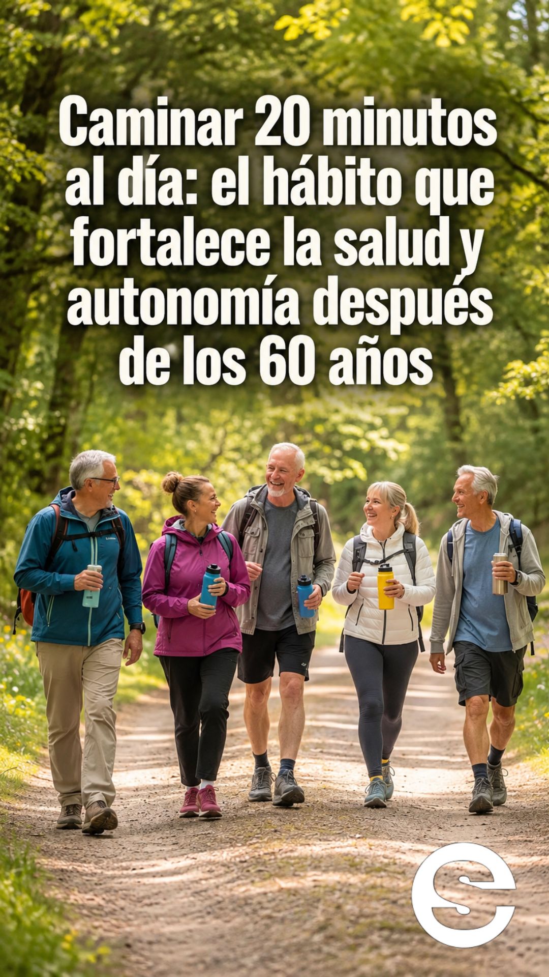🇺🇾🧘🏋️ Caminar 20 minutos al día: el hábito que fortalece la salud y autonomía después de los 60 años.