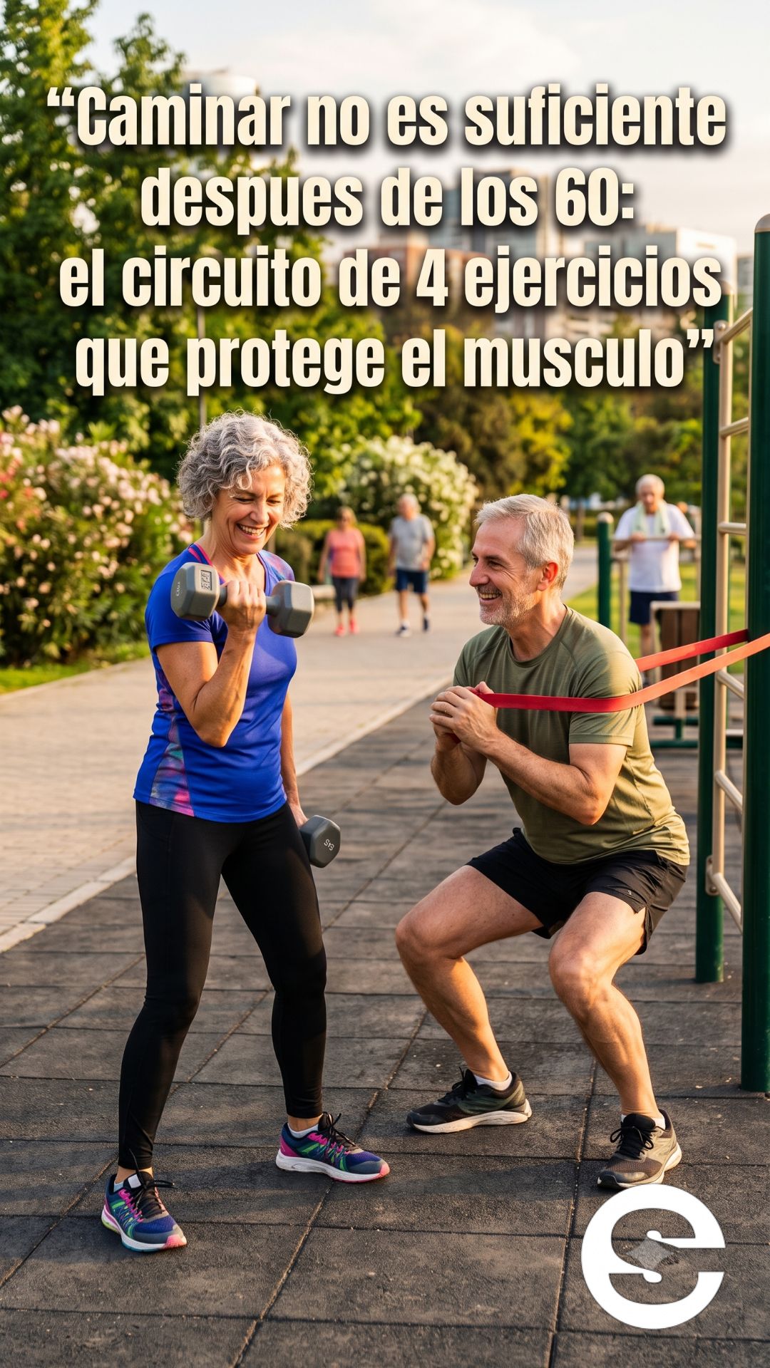 🌐🧘 Caminar no es suficiente despues de los 60: el circuito de 4 ejercicios que protege el musculo 🏋️.