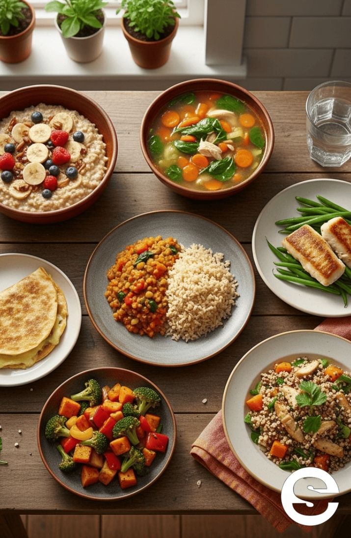 🌐🧘 Menú semanal personas mayores 70 años recetas fáciles 🍎.