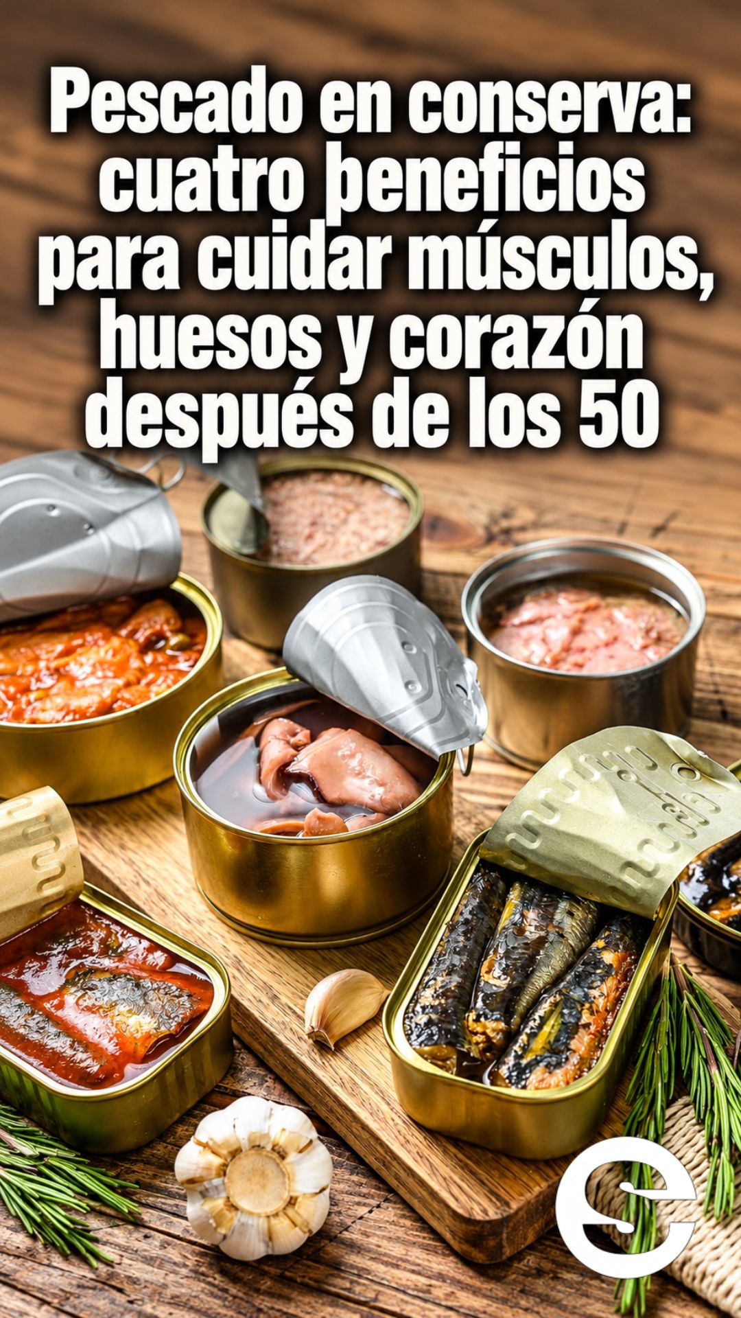 🇺🇸 🩺 🐟 Pescado en conserva: cuatro beneficios para cuidar músculos, huesos y corazón después de los 50.