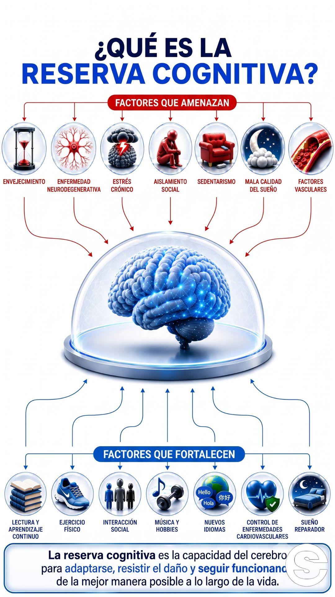 🇨🇱🧘 Que es la reserva cognitiva y como entrenar el cerebro 🩺.