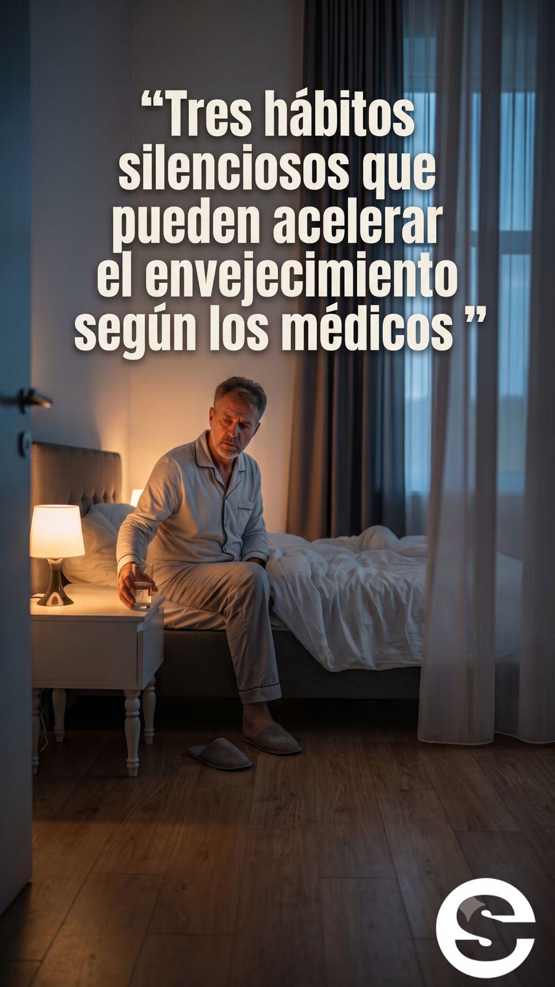 🇨🇱🧘 Tres habitos silenciosos que pueden acelerar el envejecimiento segun los medicos 🩺.