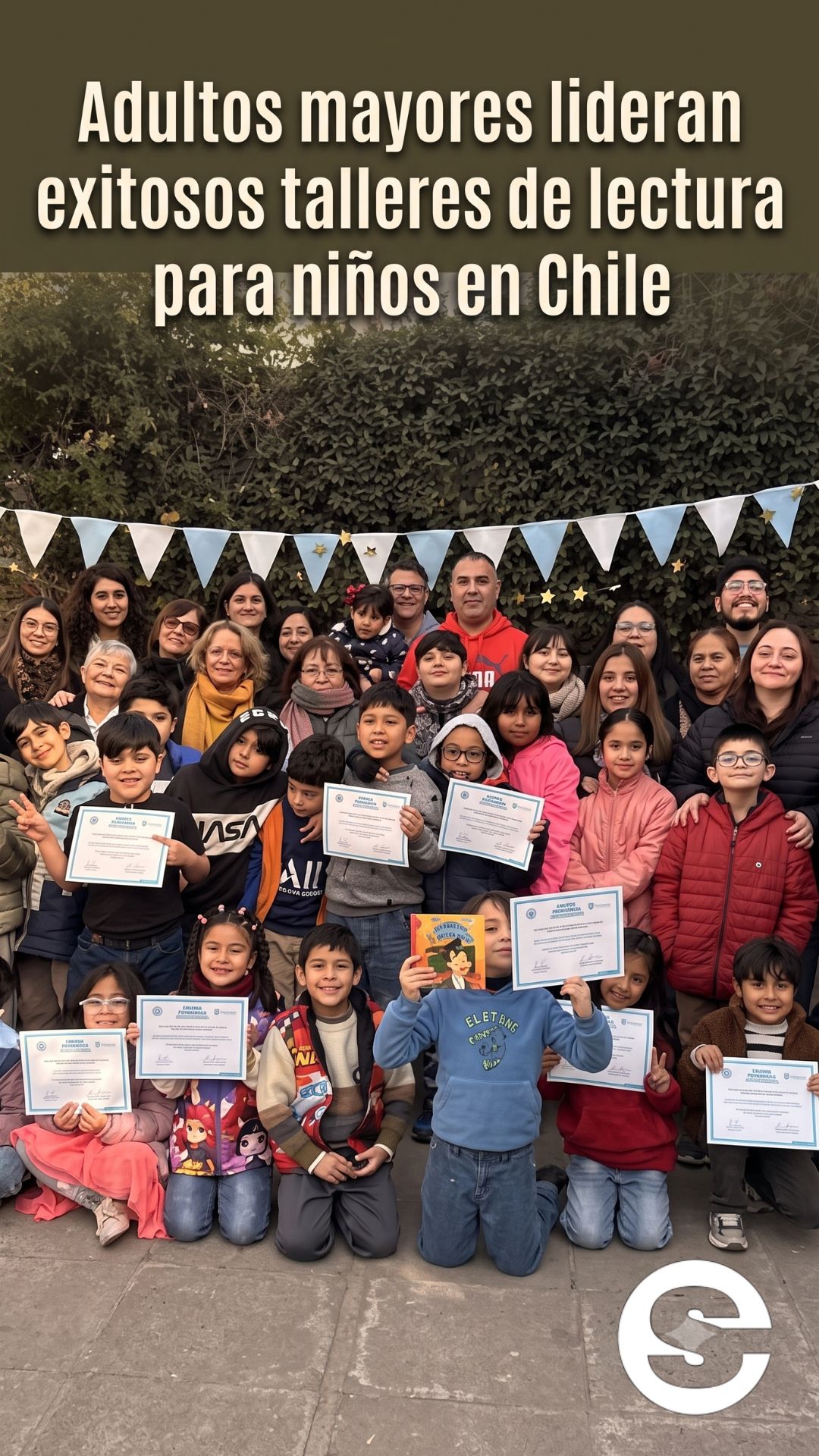 🇨🇱🕊 En Chile 8 de cada 10 niños mejora su velocidad lectora gracias a innovador modelo de talleres liderados por adultos mayores 🙌.
