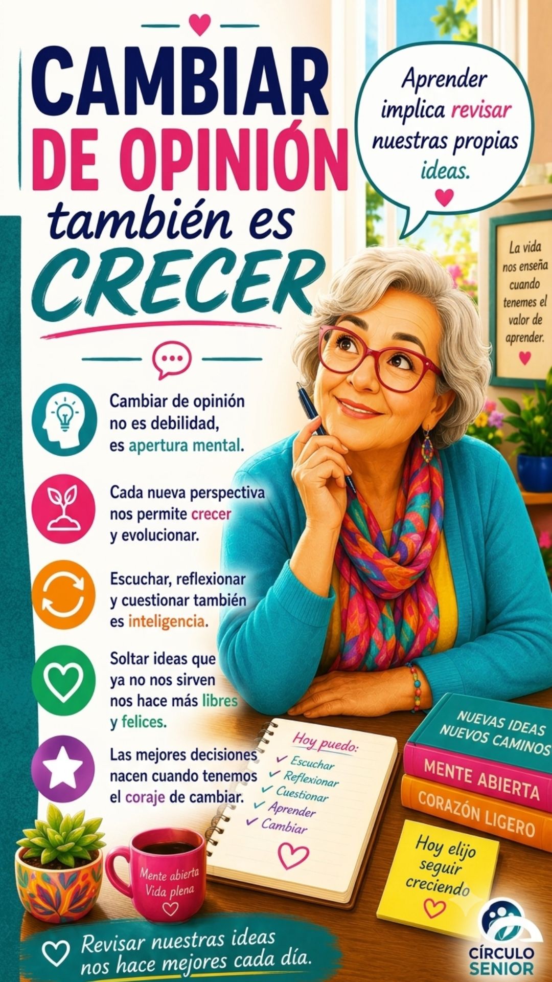 🇨🇱🕊 Cambiar de opinion tambien es crecer flexibilidad y sabiduria 🧘‍♂️.