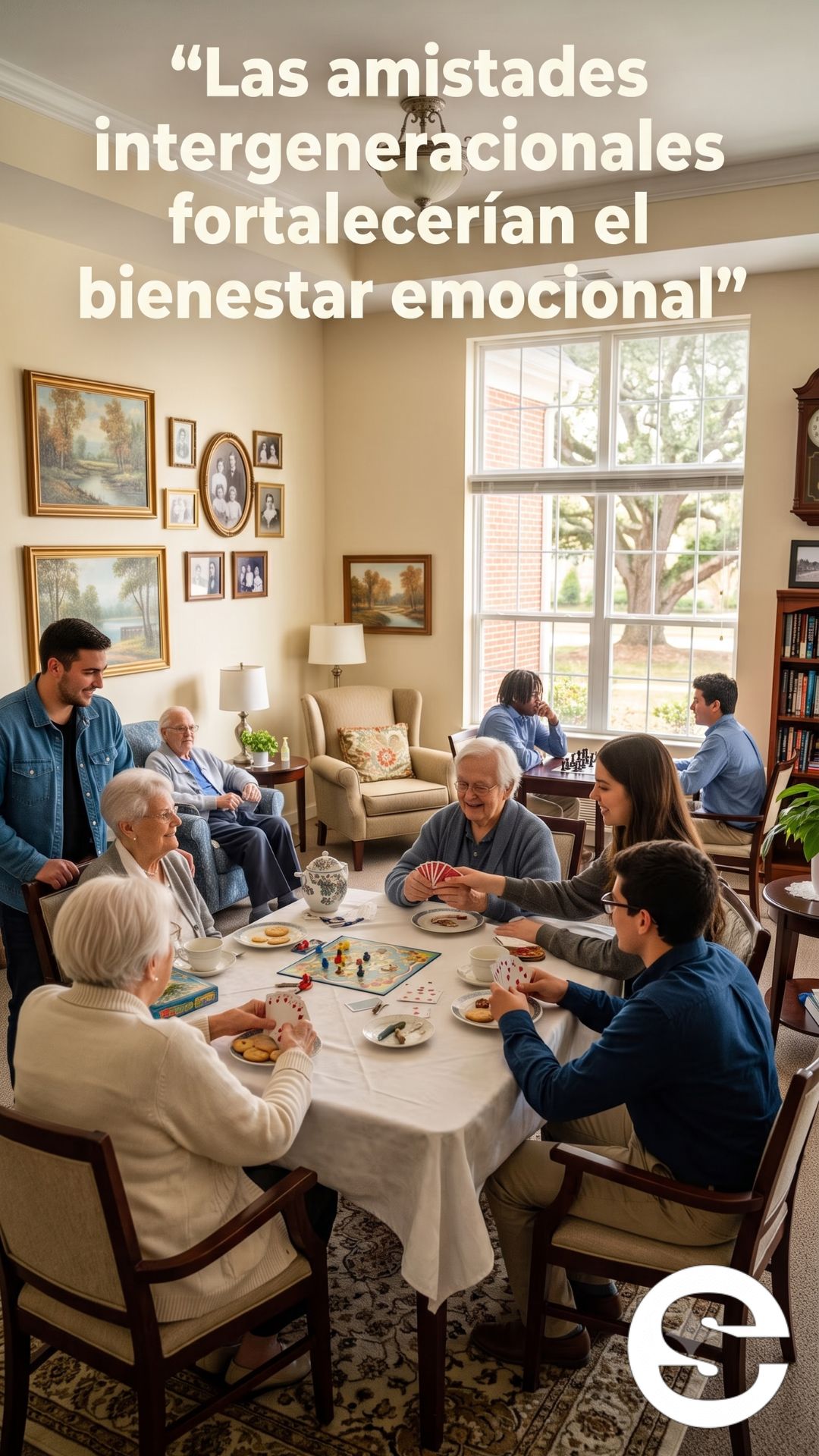🌐🕊 Las amistades intergeneracionales fortalecerian el bienestar emocional 🗣.