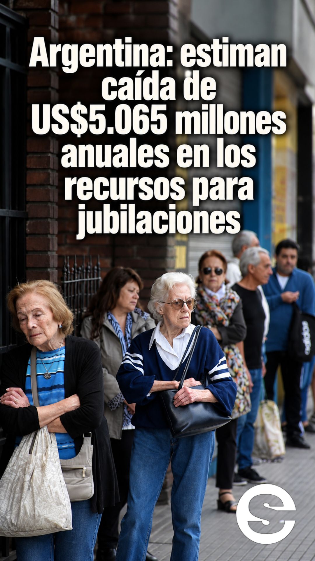 🇦🇷 💰 Argentina: estiman caída de US$5.065 millones anuales en los recursos para jubilaciones.