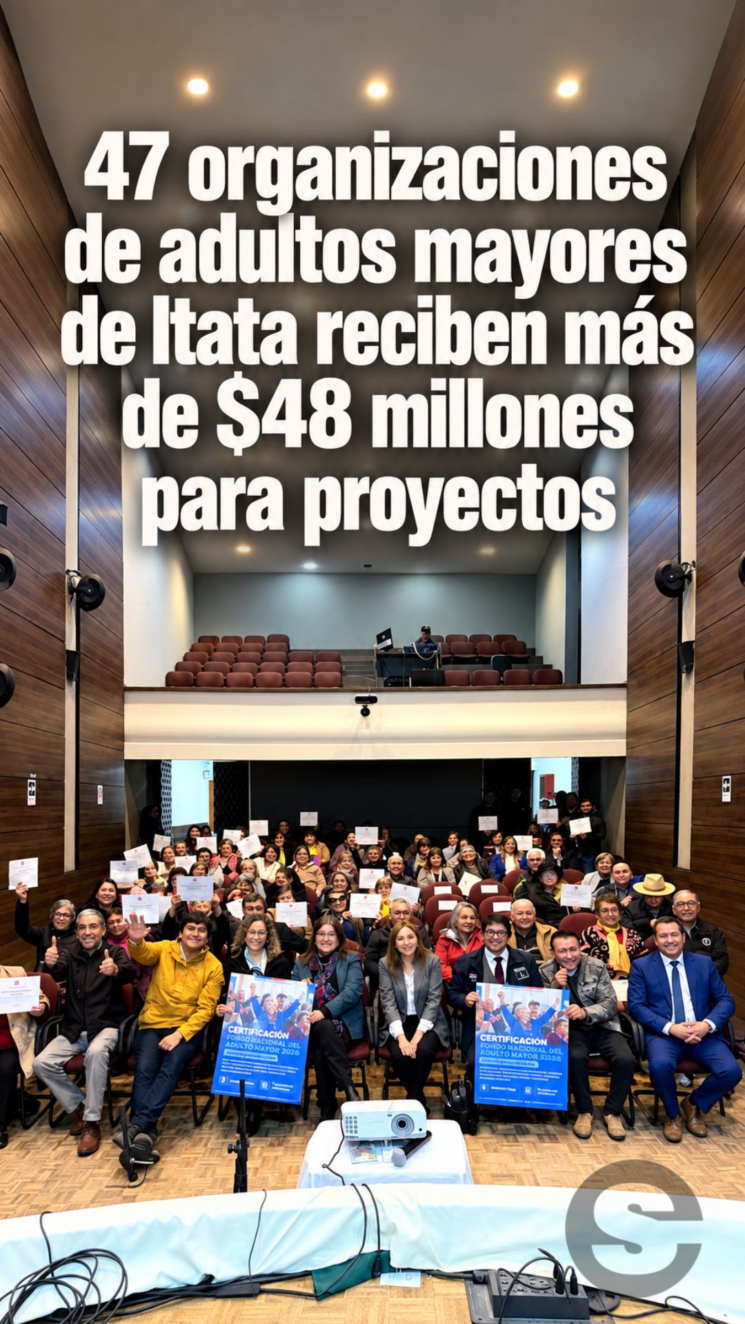 🇨🇱🕊🗣 Itata fortalece sus comunidades senior: 47 organizaciones reciben más de $48 millones para sus proyectos.