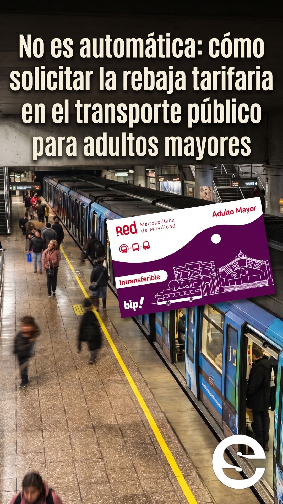 🇨🇱💸 Rebaja en transporte público 🚌.