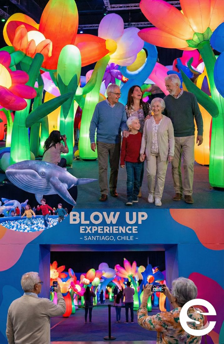 🇨🇱🎡 Blow Up Experience: Arte Inflable y Diversión Inmersiva 🎟.