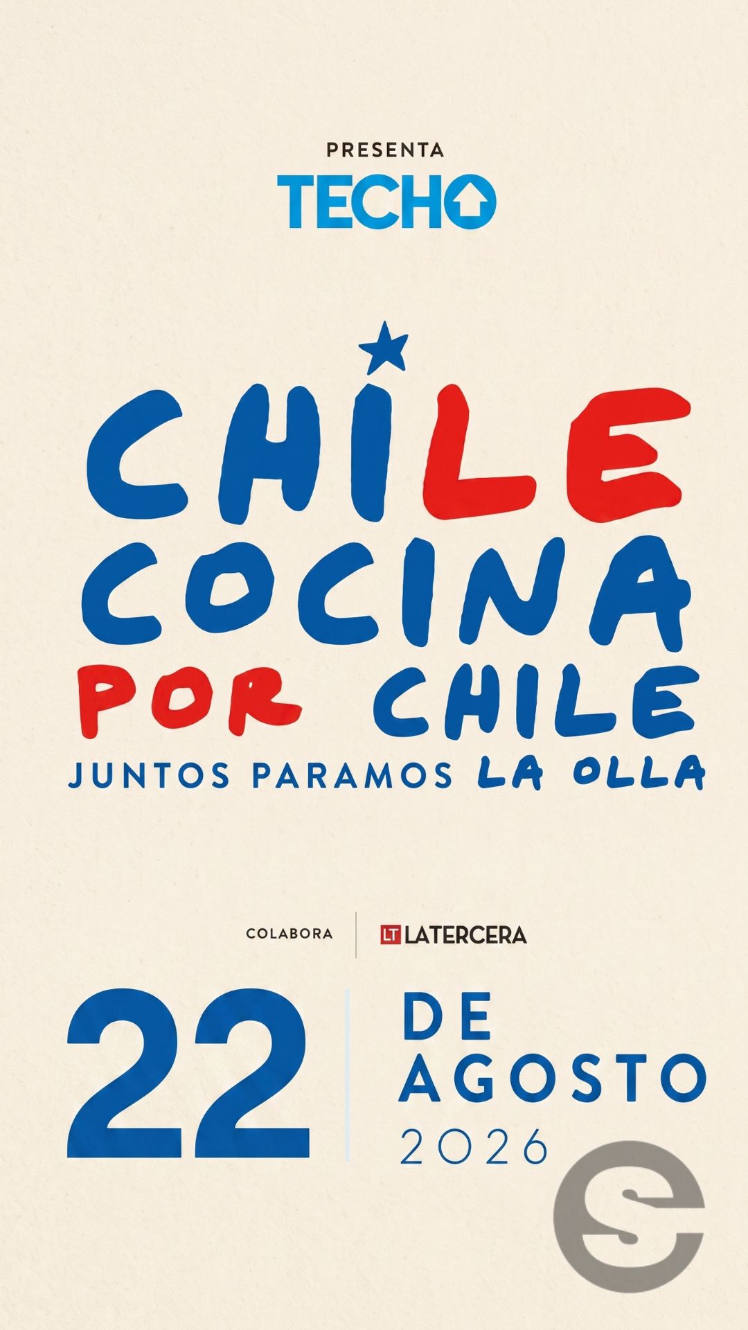 🇨🇱🎡 Chile cocina por Chile: una jornada para comer, compartir y ayudar 🎟.