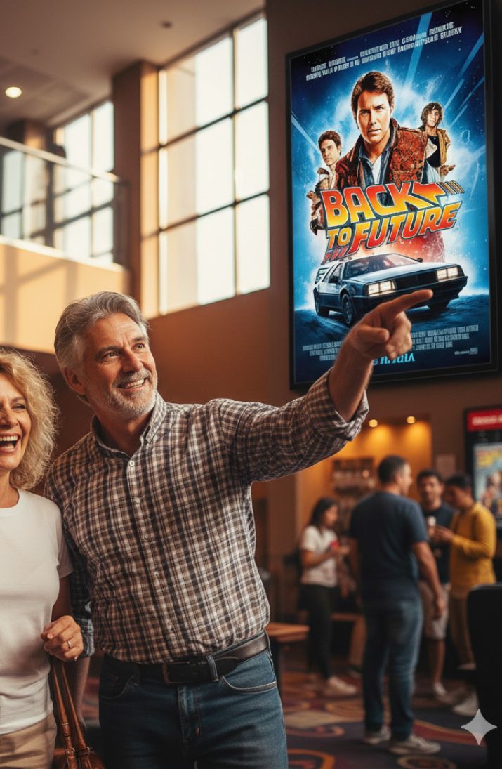 🇨🇱🎡 Volver al Futuro (1985) regresa a Cinemark por su 40 Aniversario 🎟.