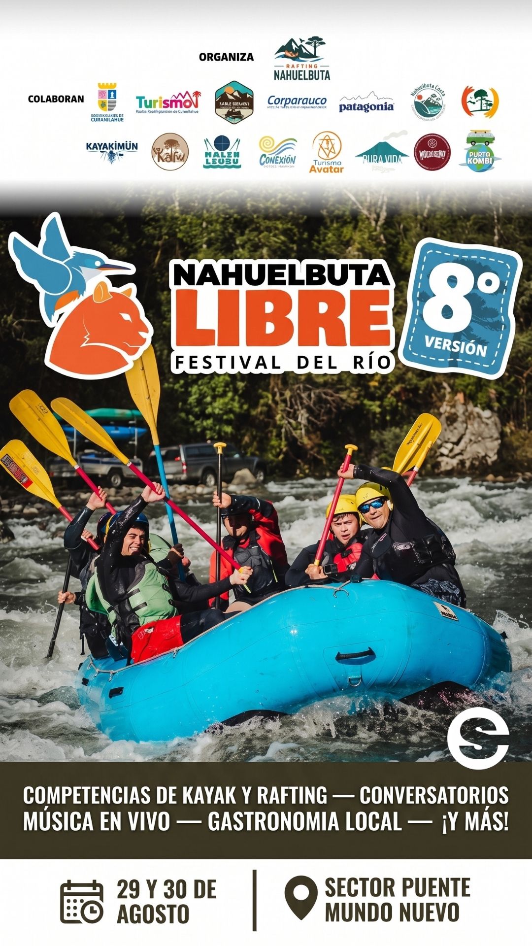 🇨🇱🎡 Festival del Río Nahuelbuta Libre 🎟.