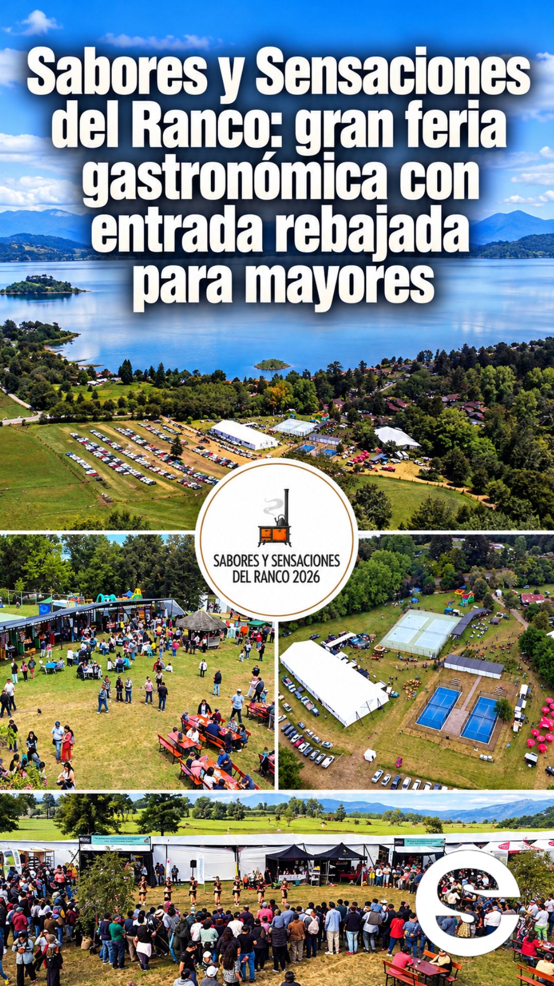 🇨🇱 🎡 Sabores y Sensaciones del Ranco: gran feria gastronómica con entrada rebajada para mayores.