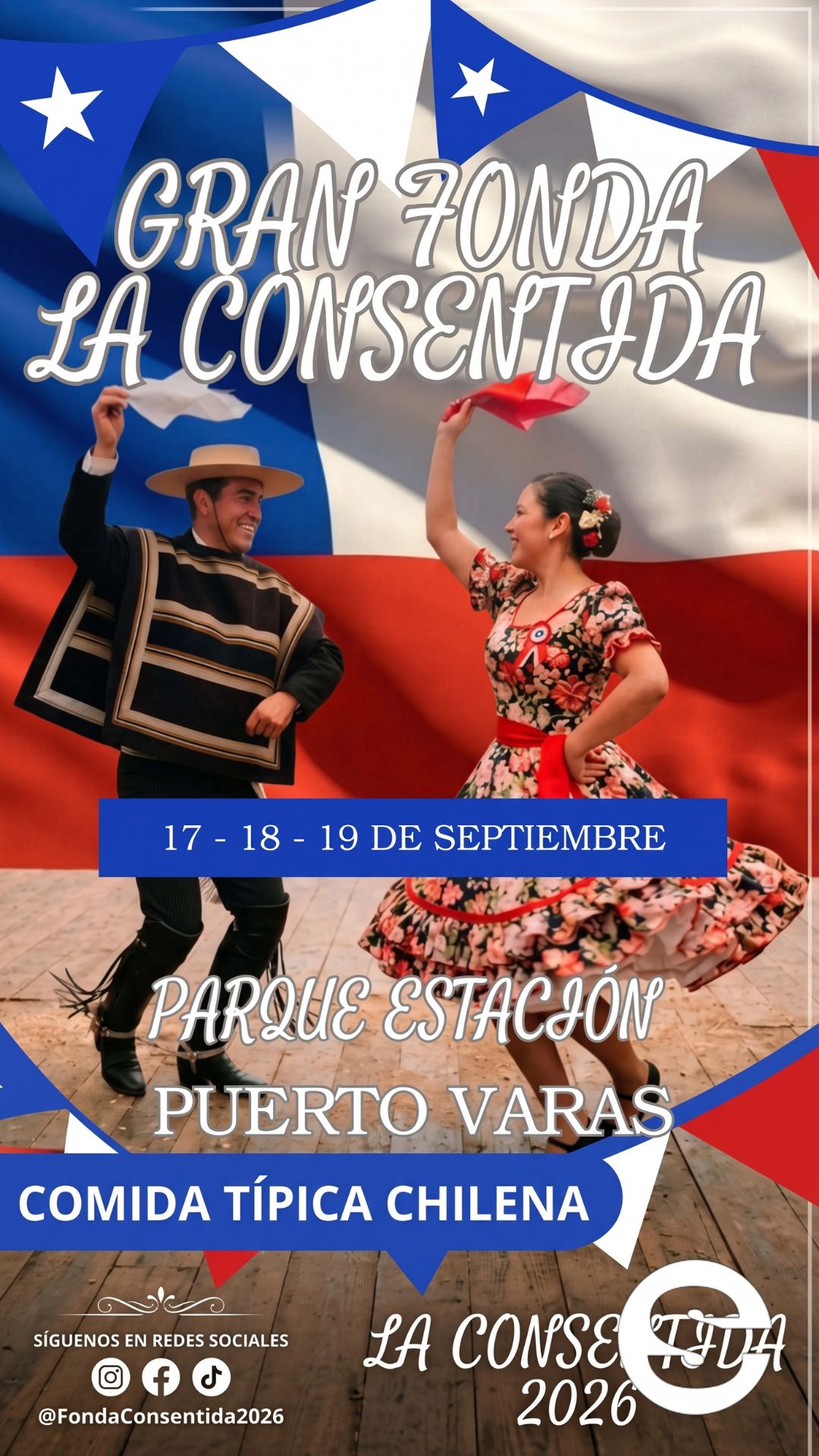 🇨🇱🎡 Gran Fonda La Consentida en Parque Estacion Puerto Varas 🎟.