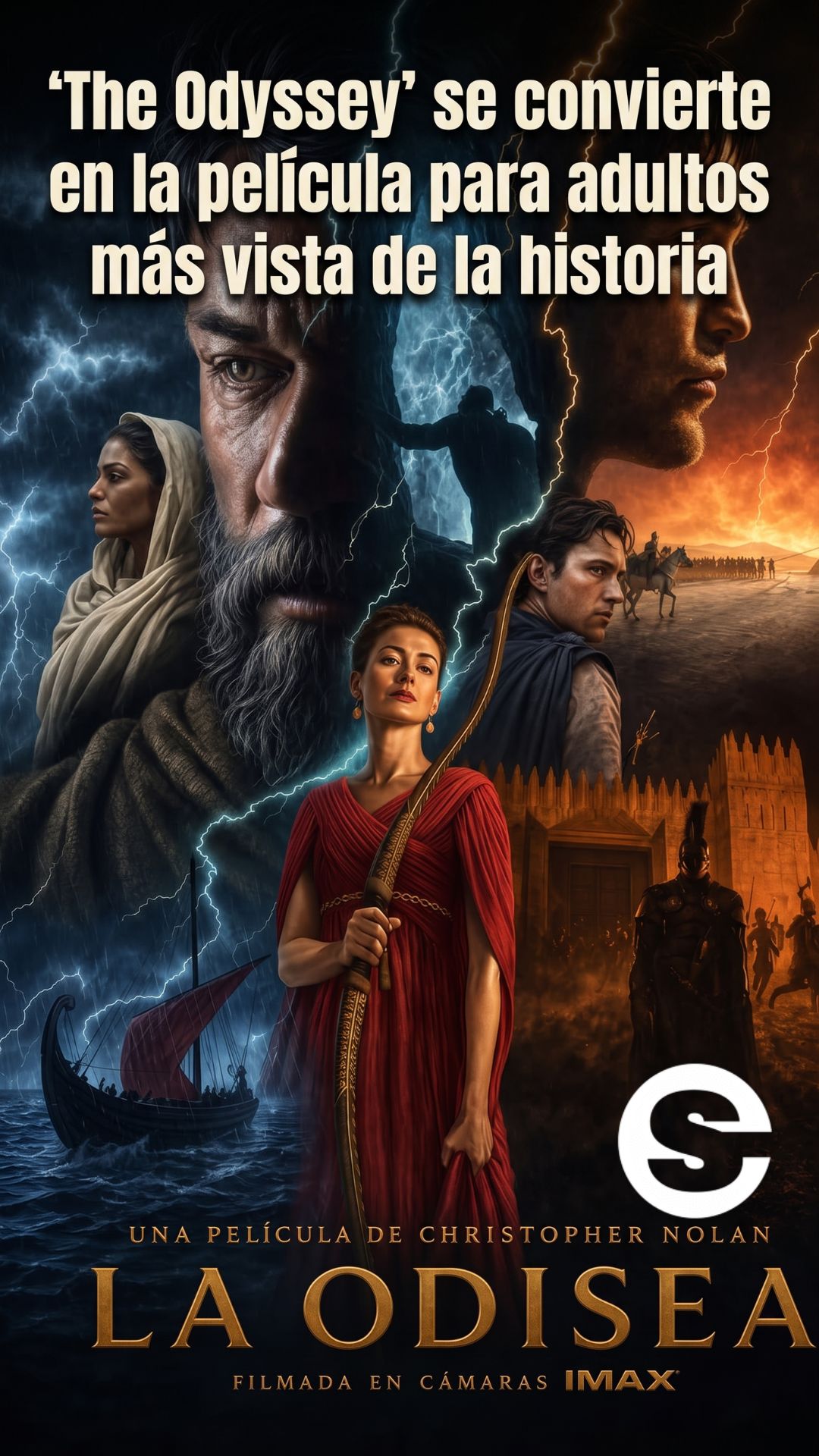 🌐🎡 'The Odyssey' se convierte en la película para adultos más vista de la historia 🎟.