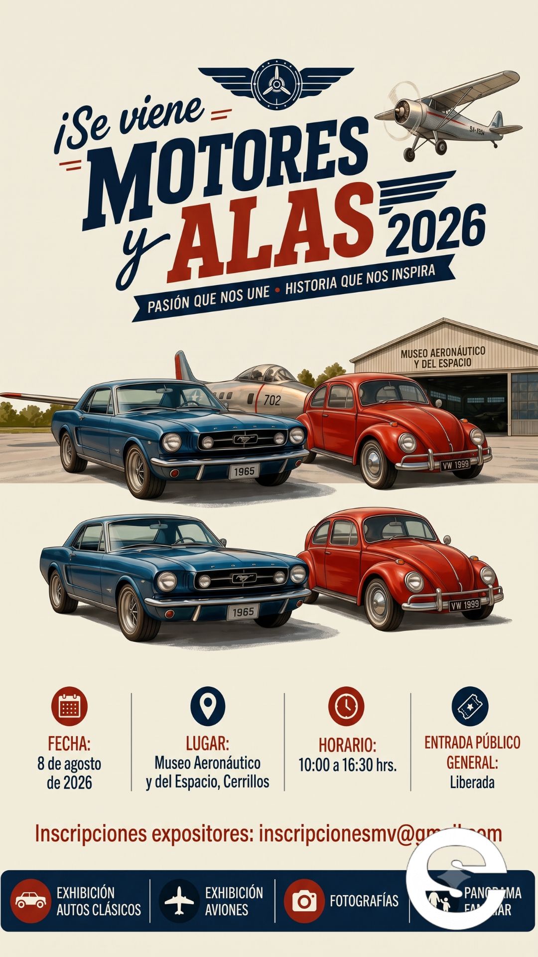 🇨🇱🎡 Se viene motores y alas 2026 pasion que nos une historia que nos inspira 🎟.