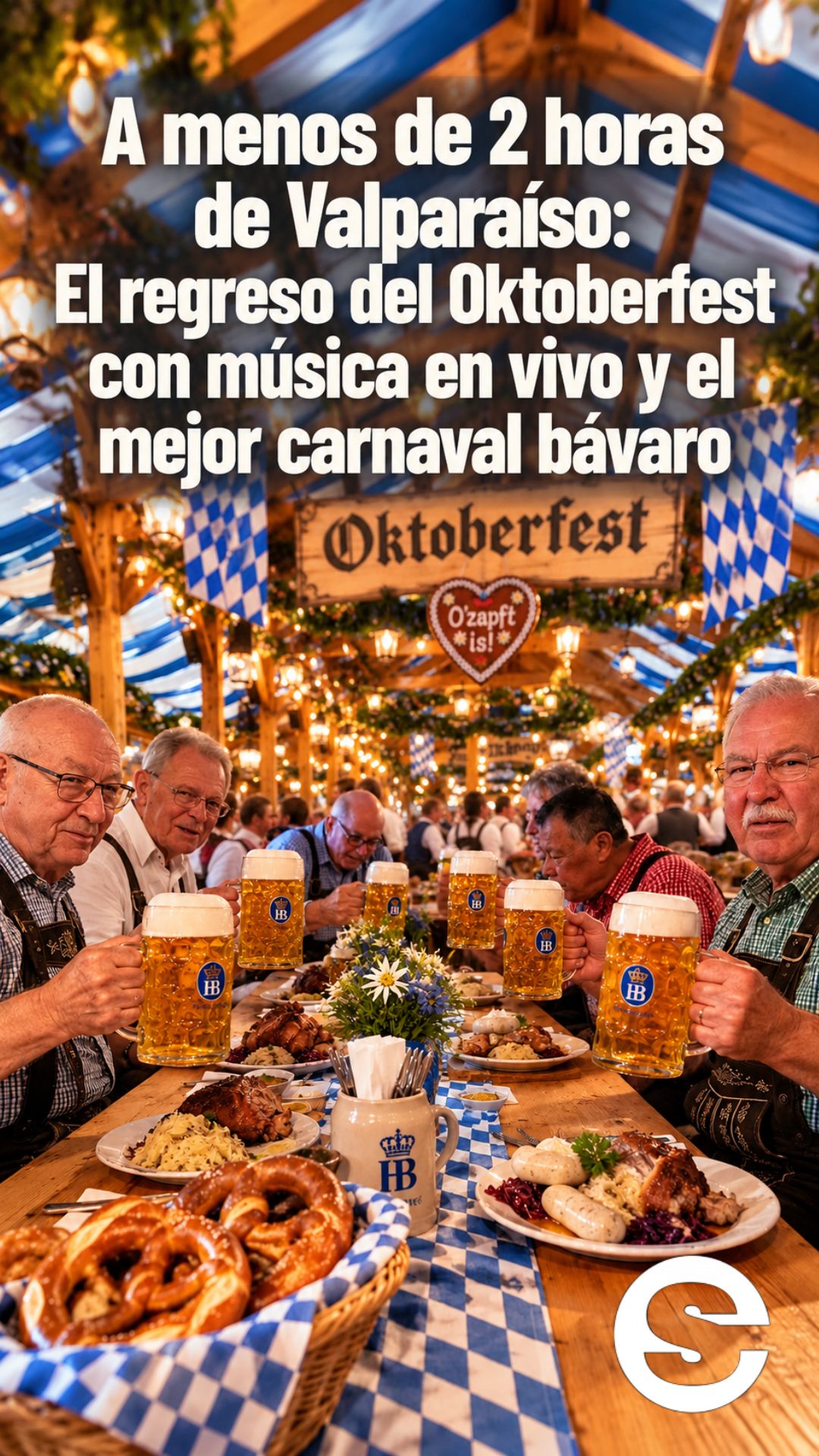 🇨🇱🎡🎟 Oktoberfest 2026 en Malloco: tres días de música, cultura alemana y entradas especiales para mayores de 65 años.