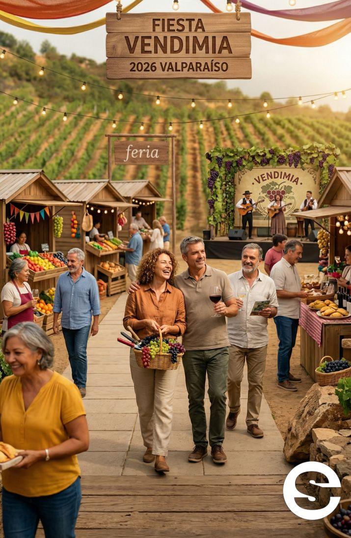 🇨🇱🎡 Valparaíso: Temporada de Vendimias 2026 🏔.