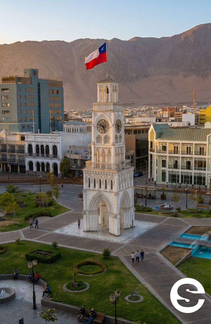 🇨🇱🎡 Vida de barrio en la Plaza Prat de Iquique 🎟.