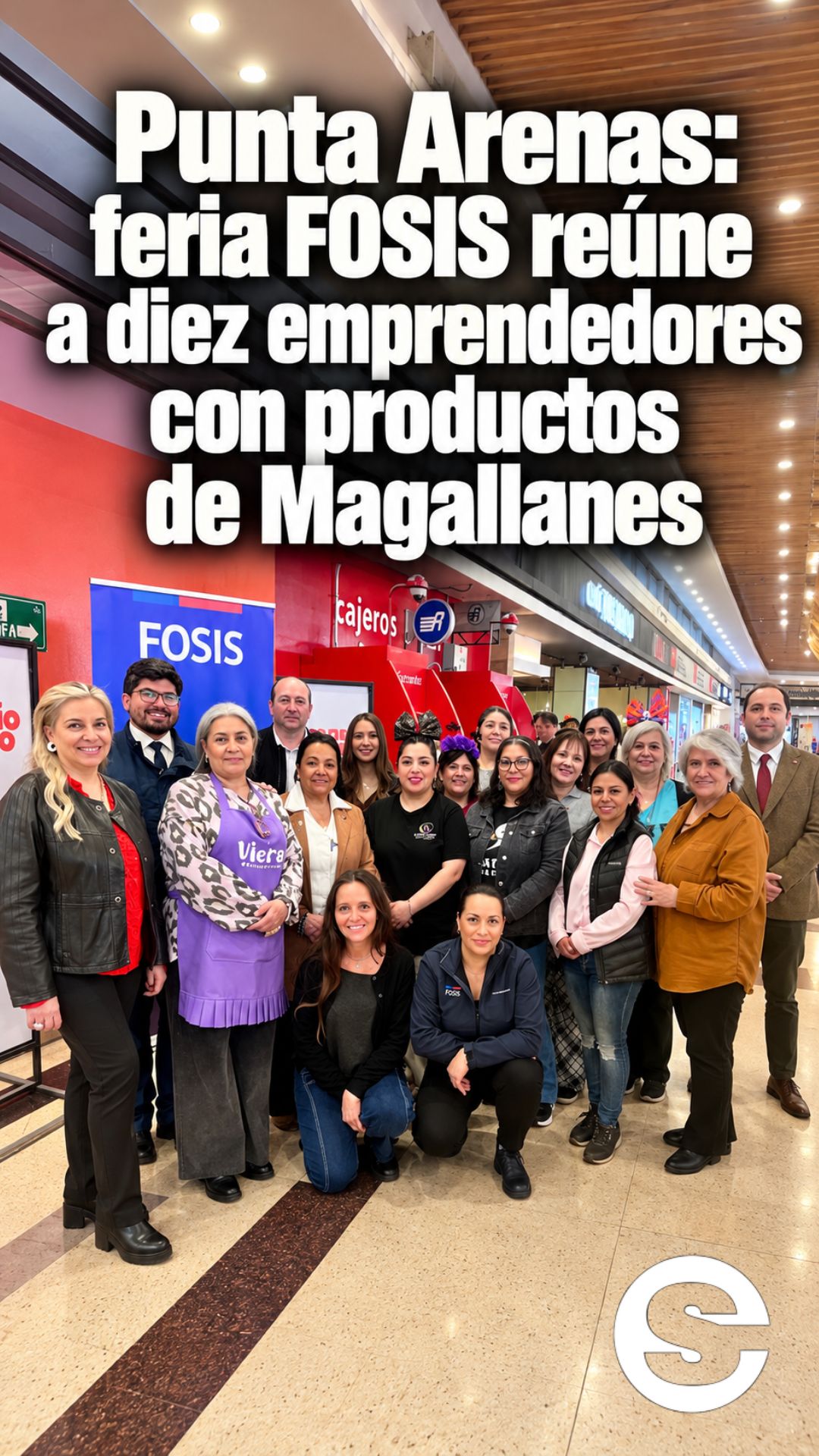 🇨🇱 🎡 Punta Arenas: feria FOSIS reúne a diez emprendedores con productos de Magallanes.