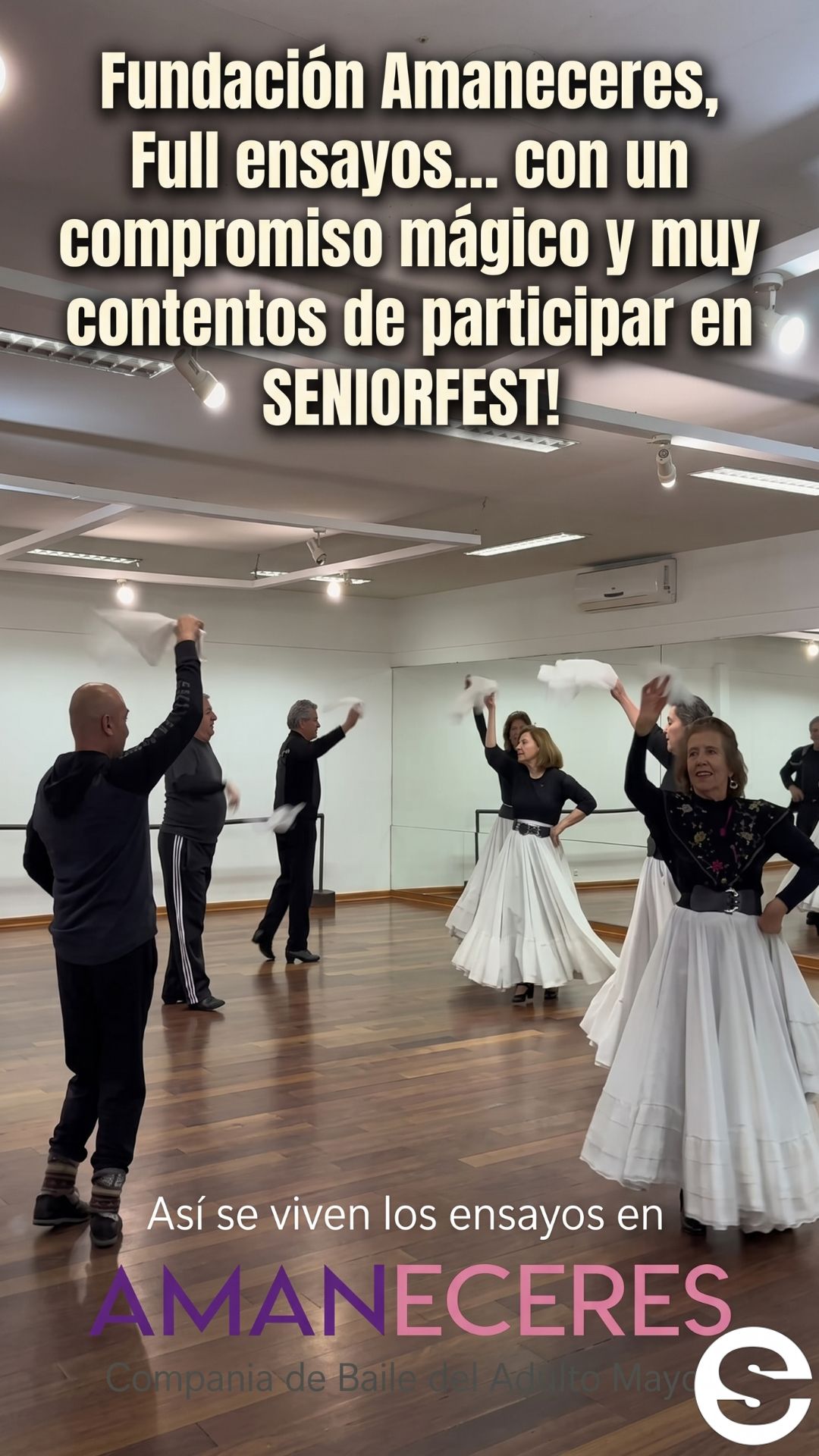 🇨🇱🎡  Full ensayos… con un compromiso mágico y muy contentos de participar en SENIORFEST!  🎟.
