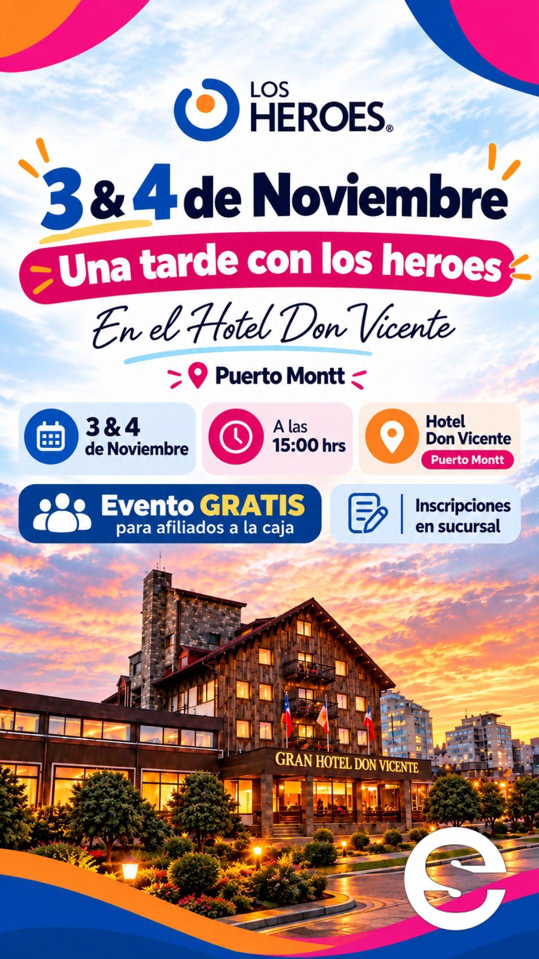 🇨🇱🎝 Tarde con Los Héroes 🎷.