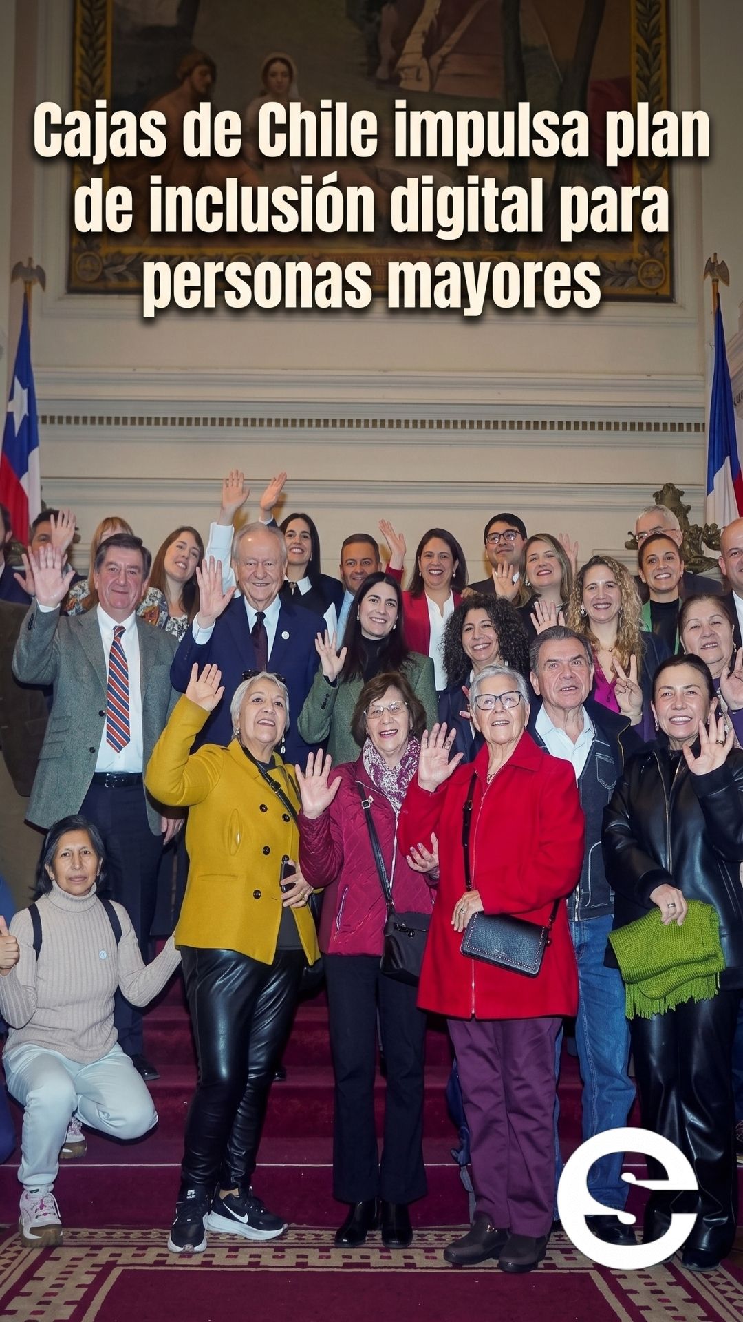 🇨🇱📈 Cajas de Chile impulsa inclusión digital de personas mayores 💻.