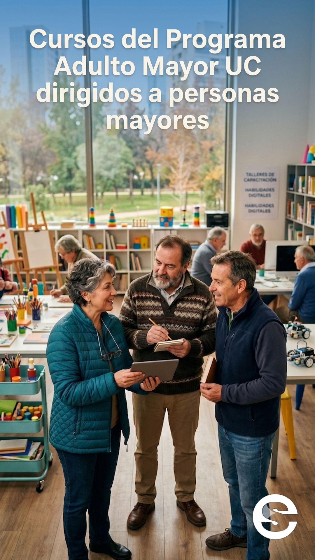 🇨🇱📈 Cursos del Programa Adulto Mayor UC dirigidos a personas mayores 🧑‍🏫.