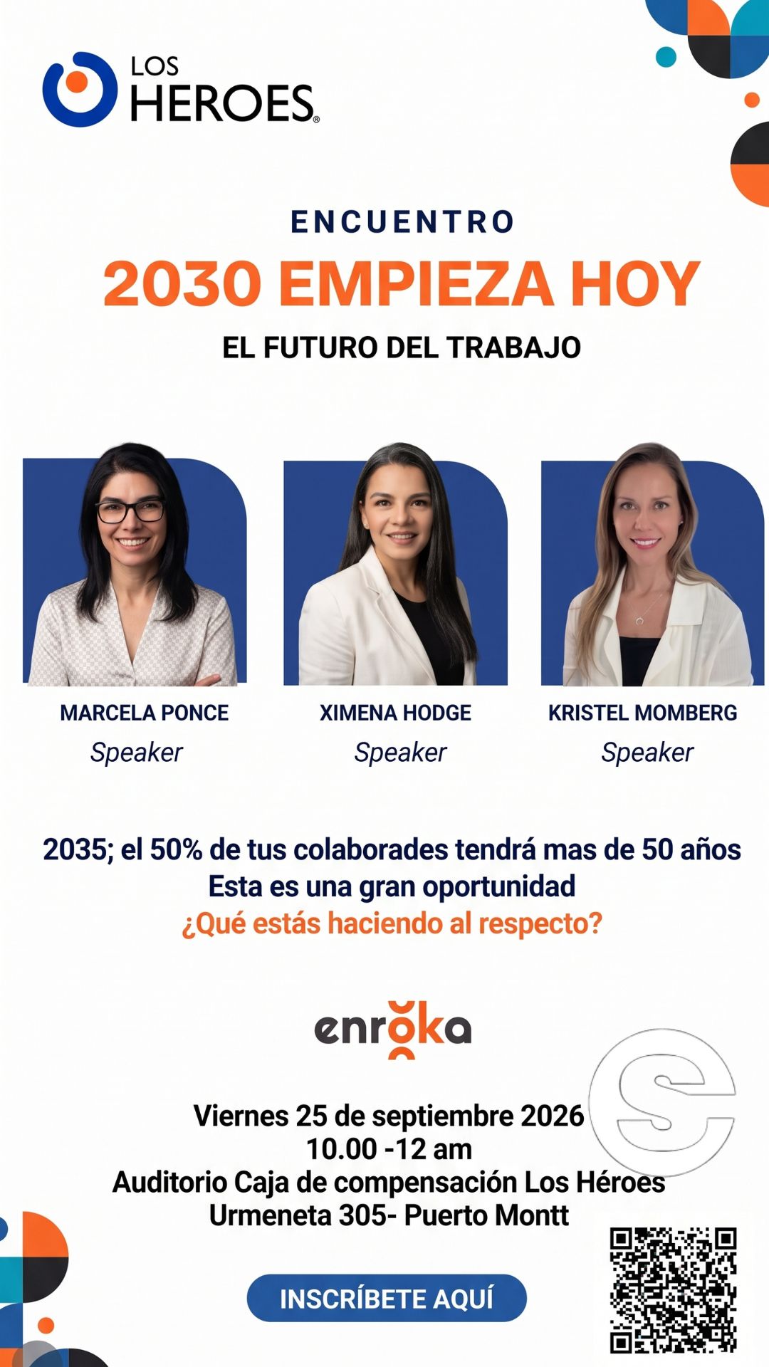 🇨🇱🧘 Encuentro: el futuro del talento senior 🩺.