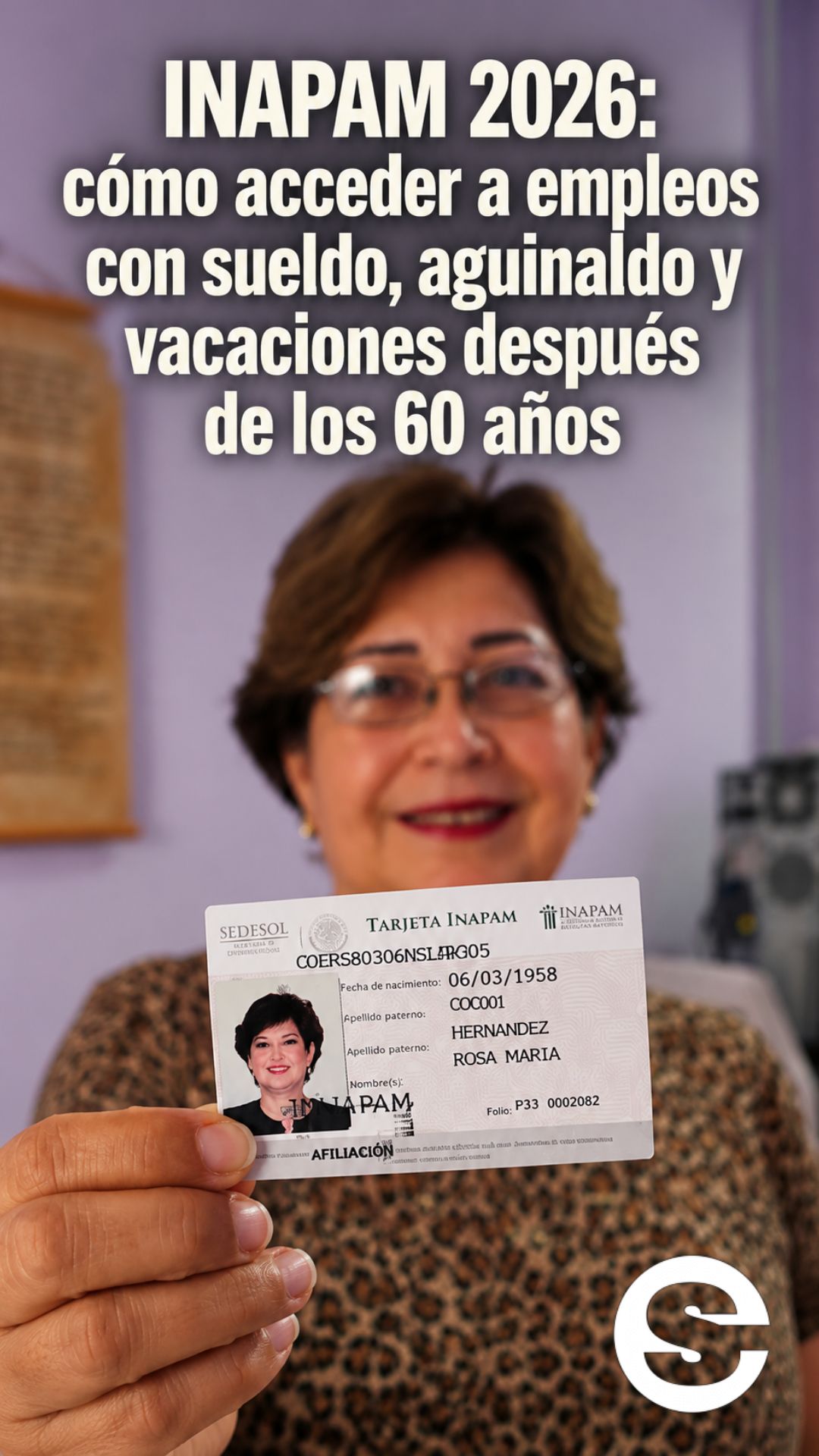 🇲🇽📈👔 INAPAM 2026: cómo acceder a empleos con sueldo, aguinaldo y vacaciones después de los 60 años.