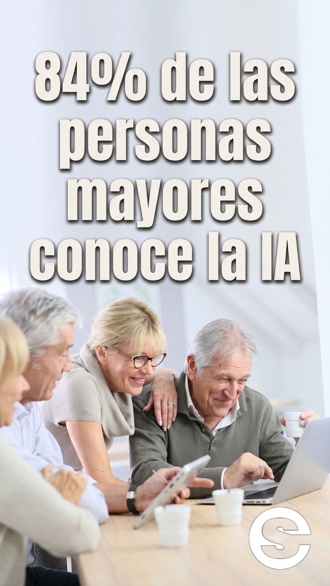 🇨🇱📈 84% de las personas mayores conoce la IA 💻.
