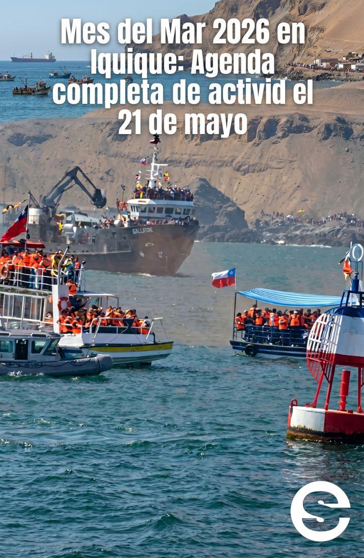 🇨🇱🎡 Mes del Mar 2026 en Iquique: Agenda completa de actividades por el 21 de mayo 🎟.