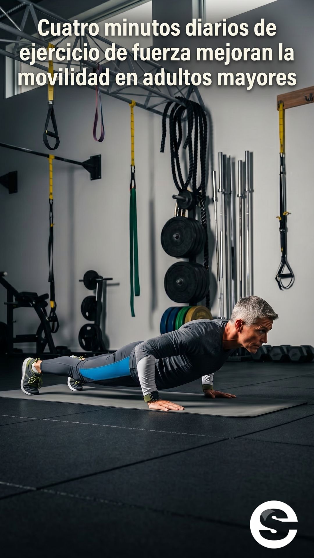 🌐🧘 Cuatro minutos diarios de ejercicio de fuerza mejoran la movilidad en adultos mayores 🏋️.