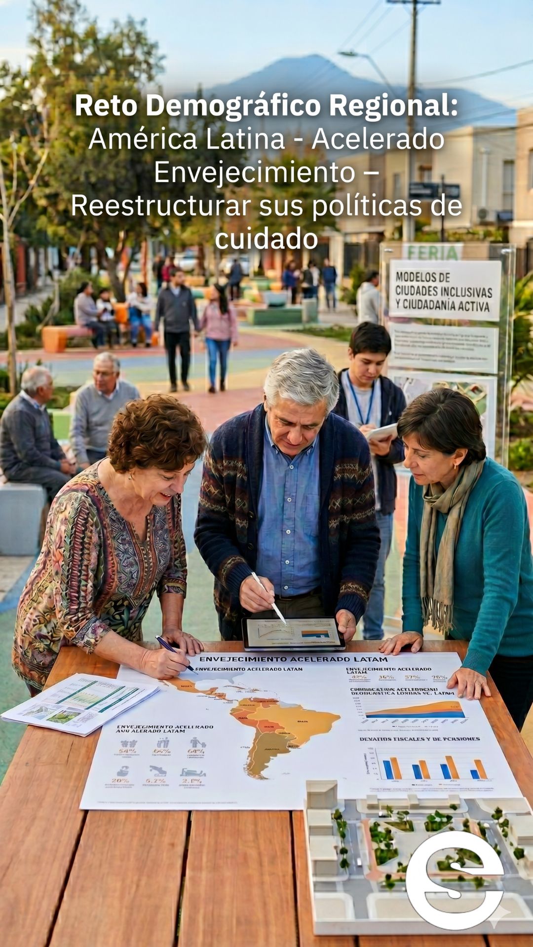 🇨🇱🧘 El reto demográfico regional: América Latina enfrenta un acelerado envejecimiento y urge reestructurar sus políticas de cuidado 🩺.