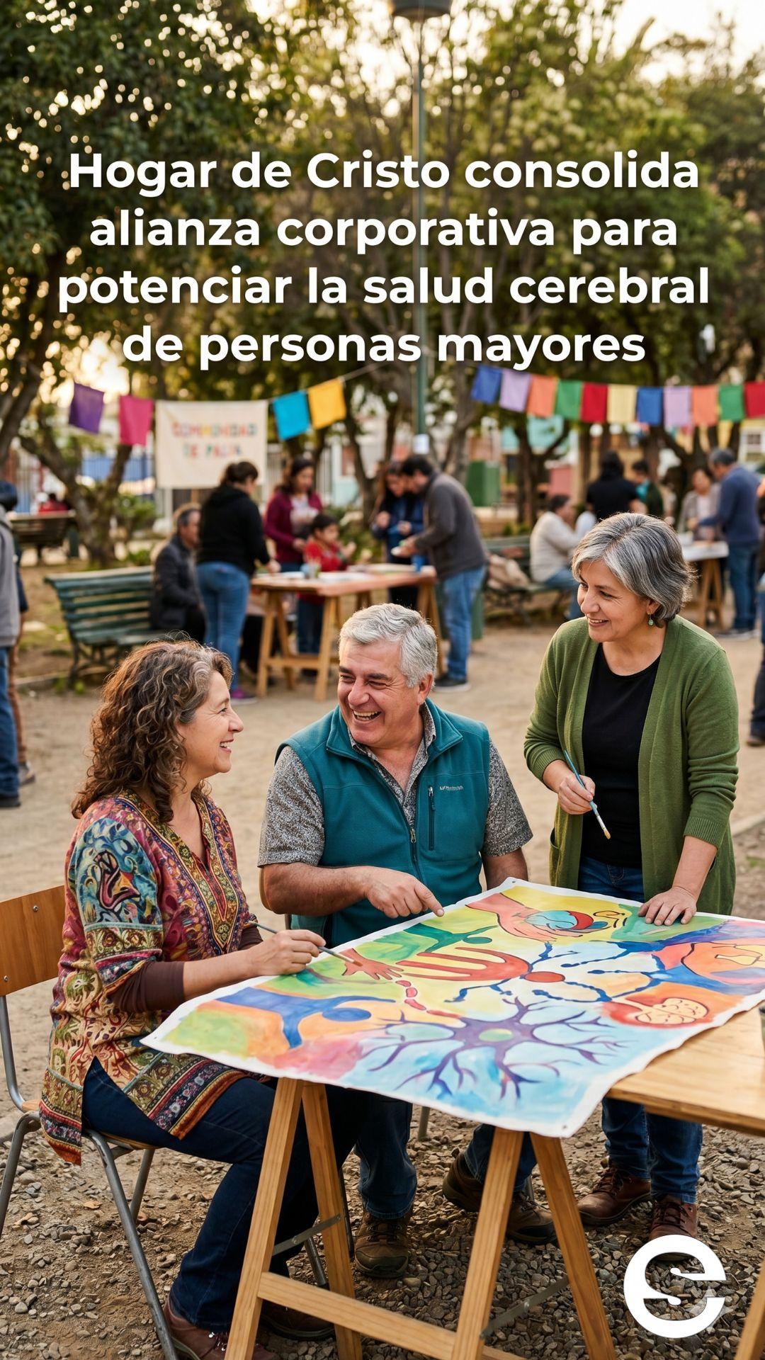 🇨🇱🧘 Hogar de Cristo consolida alianza corporativa para potenciar la salud cerebral de personas mayores 🩺.