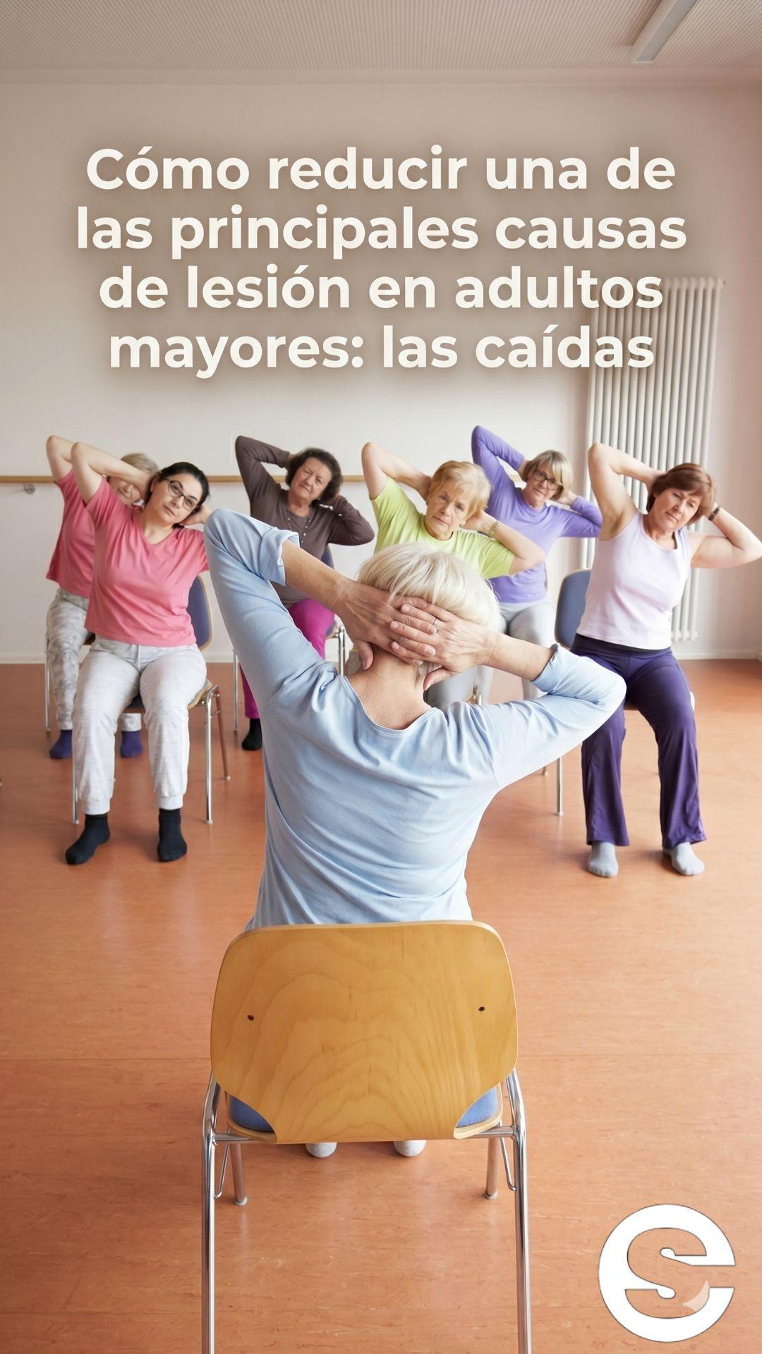 🇨🇱🧘 Cómo reducir una de las principales causas de lesión en adultos mayores: las caídas 🏋️.