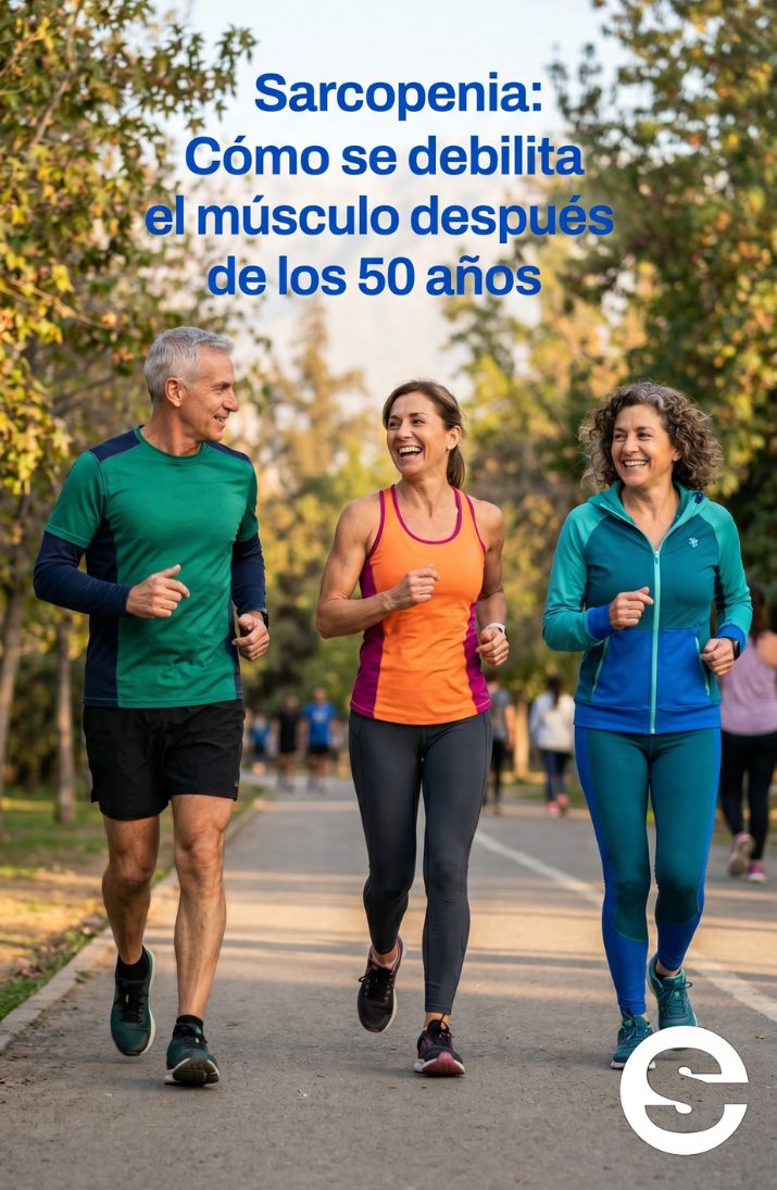 🇨🇱🧘 Sarcopenia: Cómo se debilita el músculo después de los 50 años 🩺.