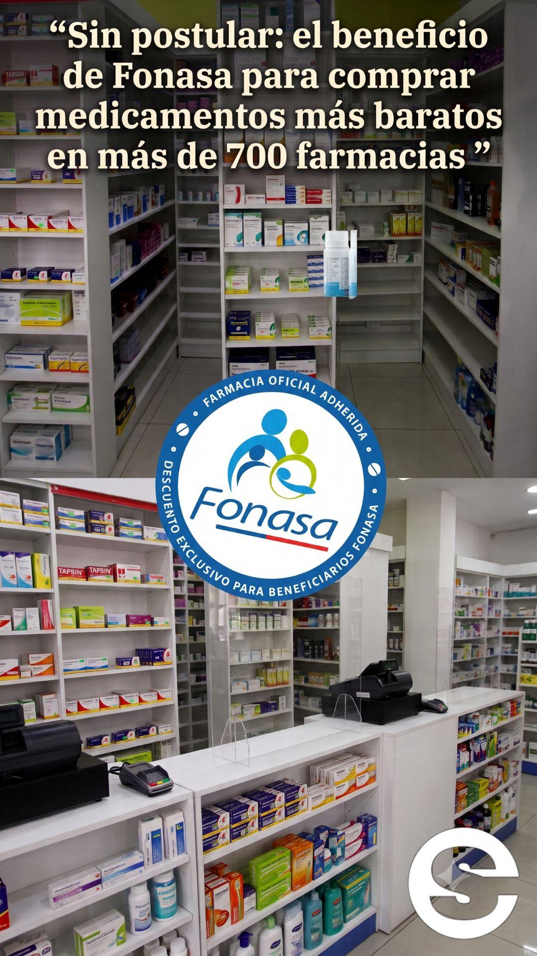 🇨🇱🧘 Sin postular: el beneficio de Fonasa para comprar medicamentos más baratos en más de 700 farmacias 🩺.