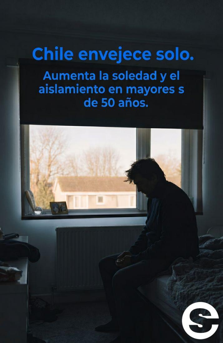 🇨🇱🧘 Chile envejece solo: aumenta la soledad y el aislamiento en mayores de 50 años 🩺.